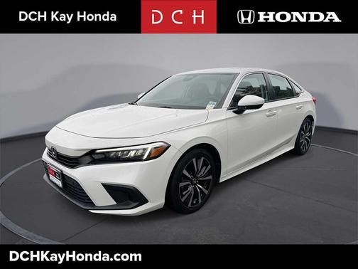 Platinum White Pearl 2024 Honda Civic EX
