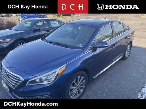 Lakeside Blue 2017 Hyundai SONATA Sport