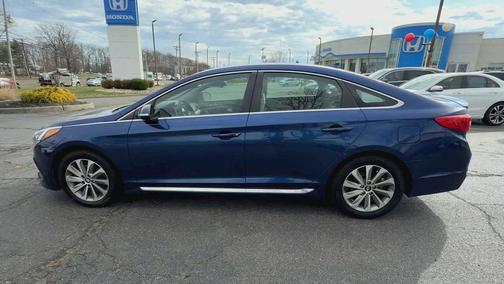 Lakeside Blue 2017 Hyundai SONATA Sport