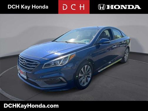 Lakeside Blue 2017 Hyundai SONATA Sport
