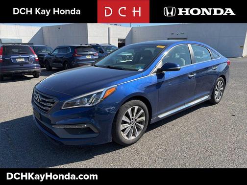 Lakeside Blue 2017 Hyundai SONATA Sport