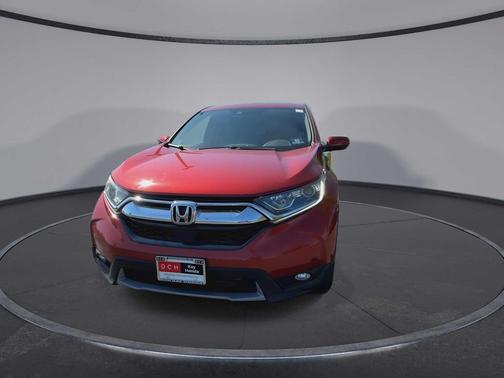 Orange 2017 Honda CR-V EX