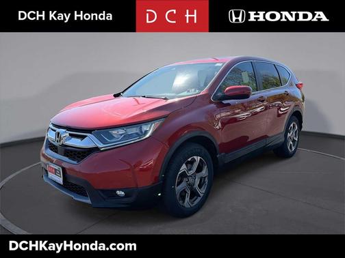Orange 2017 Honda CR-V EX