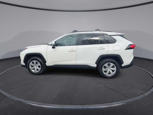 Super White 2019 Toyota RAV4 LE