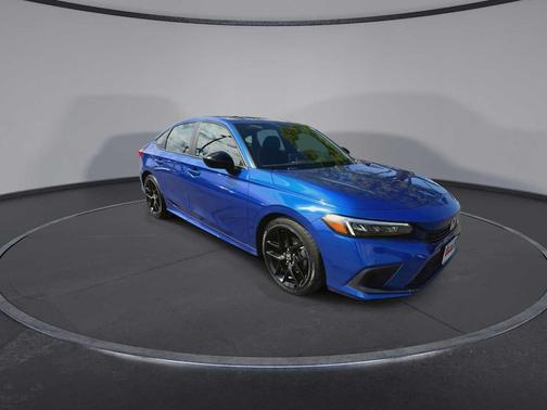 Aegean Blue Metallic 2024 Honda Civic Sport