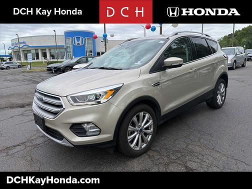 WHITE GOLD METALLIC 2017 Ford Escape Titanium