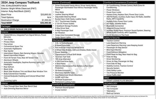 2024 Jeep Compass Trailhawk