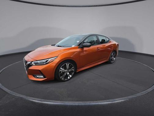 Monarch Orange Metallic/Super Black 2023 Nissan Sentra SR