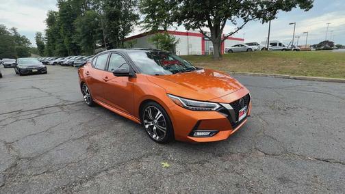 Monarch Orange Metallic/Super Black 2023 Nissan Sentra SR
