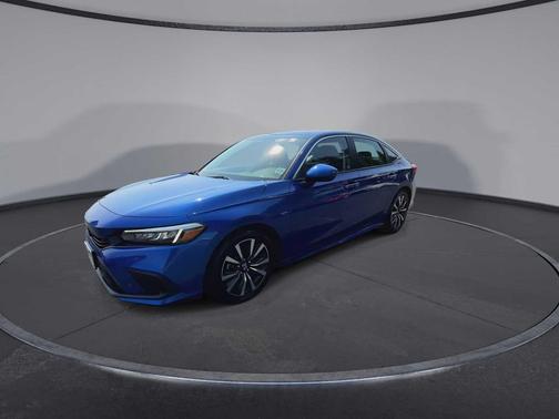 Aegean Blue Metallic 2024 Honda Civic EX
