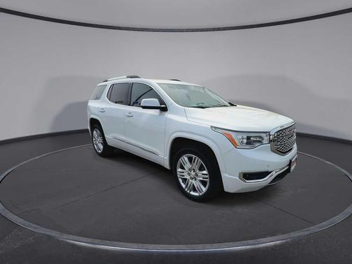 White Frost Tricoat 2017 GMC Acadia Denali