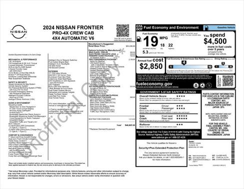 2024 Nissan Frontier PRO-4X