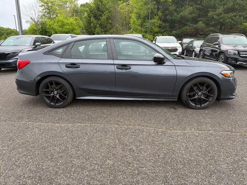 Meteorite Gray Metallic 2023 Honda Civic Sport