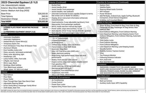 2023 Chevrolet Equinox LS