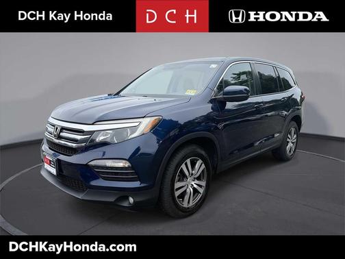 Blue 2017 Honda Pilot EX-L
