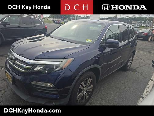 Blue 2017 Honda Pilot EX-L