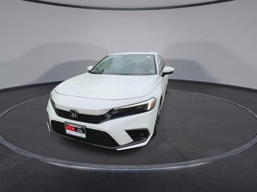 Platinum White Pearl 2022 Honda Civic Touring