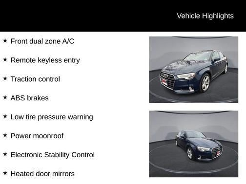 2018 Audi A3 2.0T Tech Premium