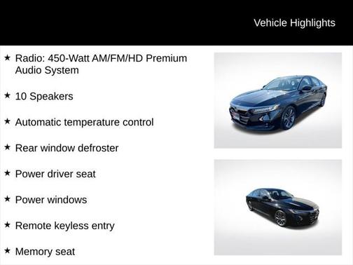 2022 Honda Accord EX-L 1.5T