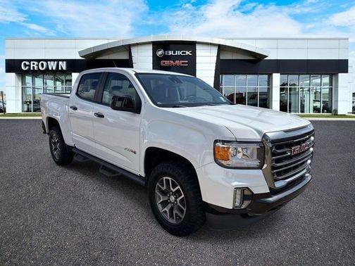 Summit White 2021 GMC Canyon AT4 w/Leather