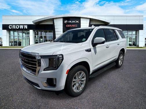 Summit White 2021 GMC Yukon SLT