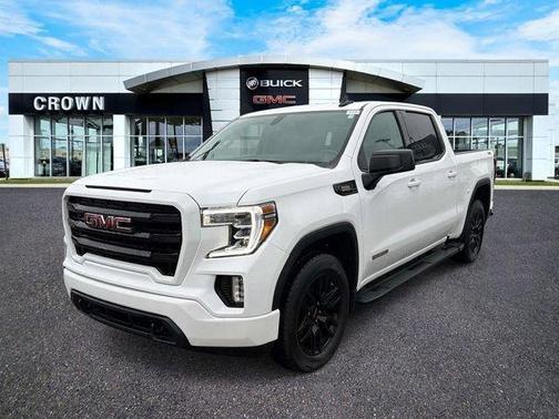 Summit White 2021 GMC Sierra 1500 Elevation