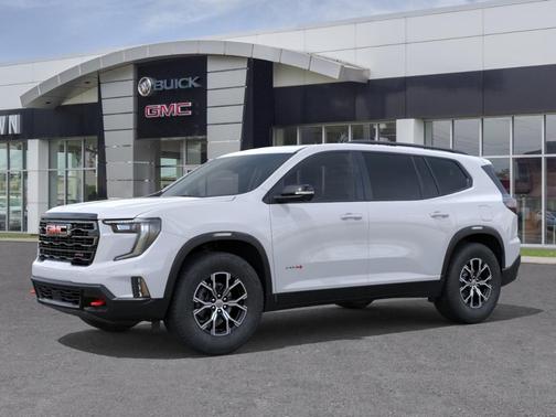 White 2026 GMC Acadia AT4