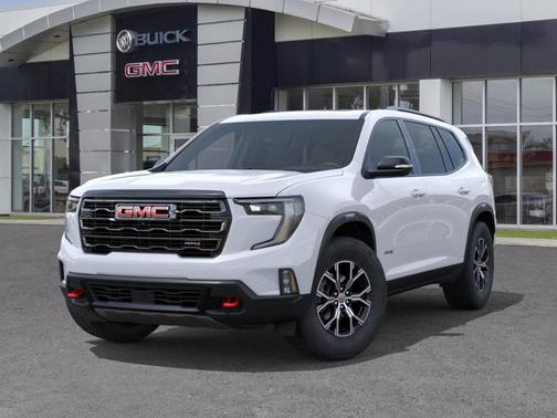 White 2026 GMC Acadia AT4