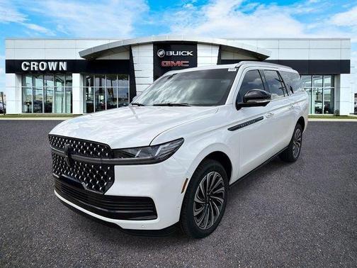 White Metallic 2025 Lincoln Navigator L Black Label