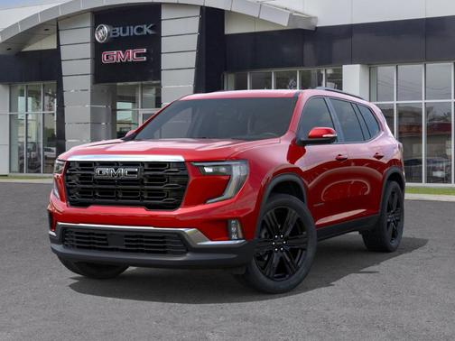Red 2026 GMC Acadia Elevation