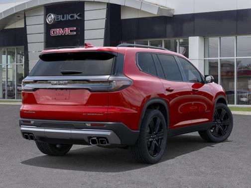 Red 2026 GMC Acadia Elevation