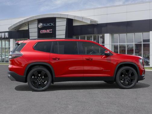 Red 2026 GMC Acadia Elevation