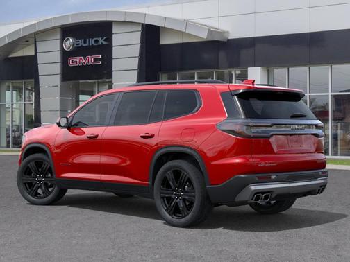 Red 2026 GMC Acadia Elevation