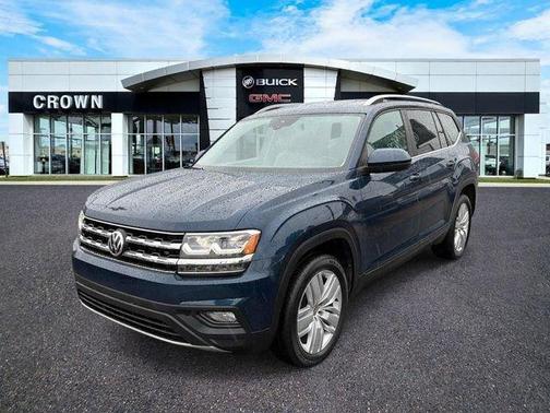 Tourmaline Blue Metallic 2019 Volkswagen Atlas 3.6L SE w/Technology