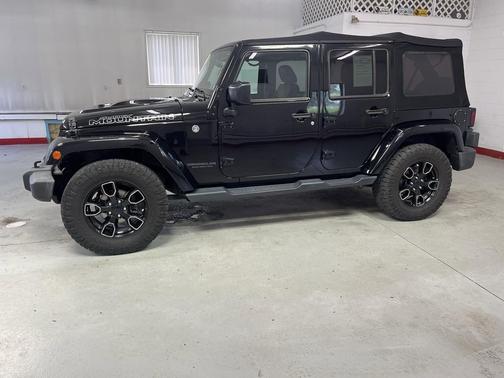 Black Clearcoat 2017 Jeep Wrangler Unlimited Smoky Mountain 4x4