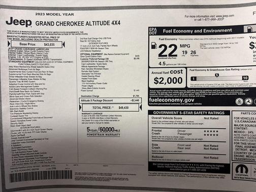 2023 Jeep Grand Cherokee Altitude