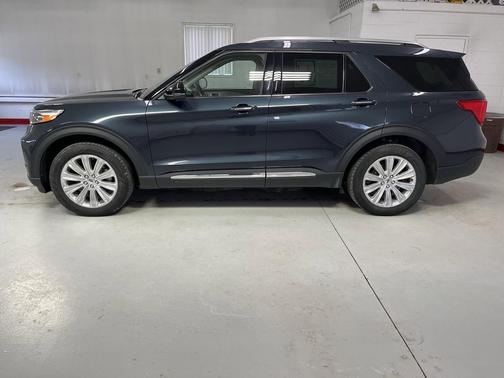 Stone Blue Metallic 2022 Ford Explorer Limited