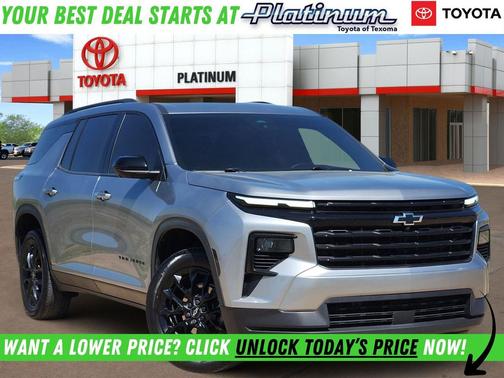 Sterling Gray Metallic 2024 Chevrolet Traverse LT