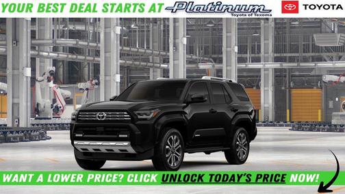 Black 2026 Toyota 4Runner Limited