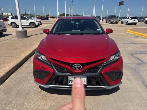 Red 2021 Toyota Camry XSE