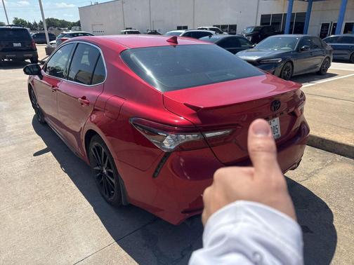 Red 2021 Toyota Camry XSE