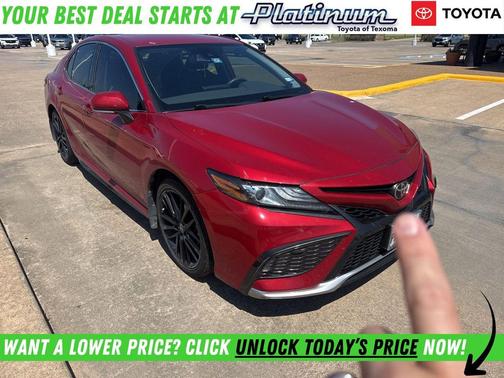 Red 2021 Toyota Camry XSE