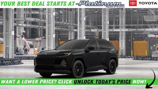 Midnight Black Metallic 2026 Toyota RAV4 XLE Premium