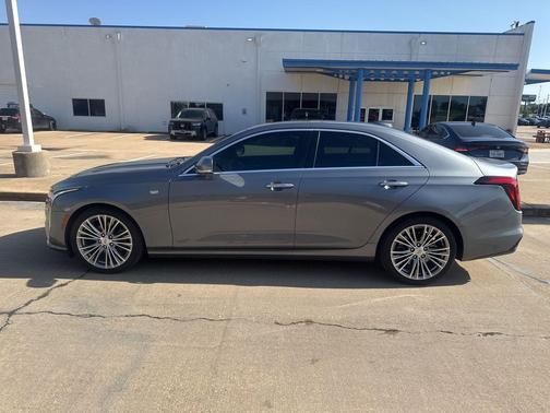 Satin Steel Metallic 2021 Cadillac CT4 Premium Luxury