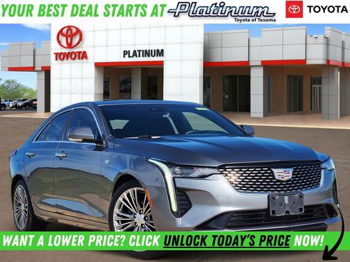 Satin Steel Metallic 2021 Cadillac CT4 Premium Luxury