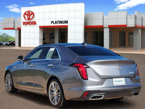 Satin Steel Metallic 2021 Cadillac CT4 Premium Luxury