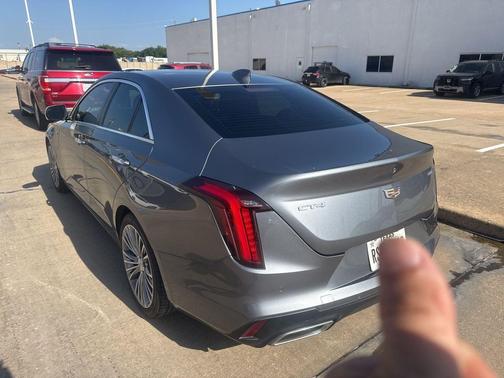 Satin Steel Metallic 2021 Cadillac CT4 Premium Luxury
