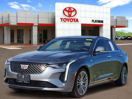 Satin Steel Metallic 2021 Cadillac CT4 Premium Luxury