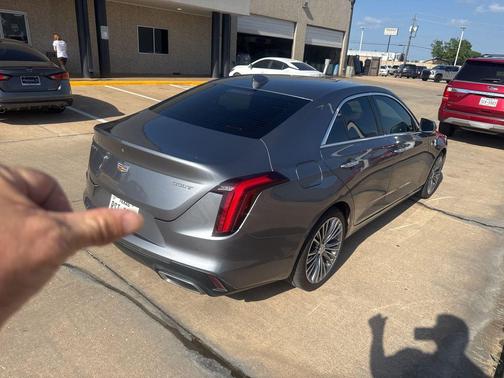 Satin Steel Metallic 2021 Cadillac CT4 Premium Luxury