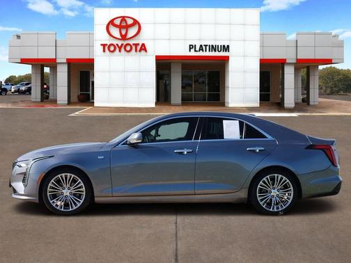 Satin Steel Metallic 2021 Cadillac CT4 Premium Luxury